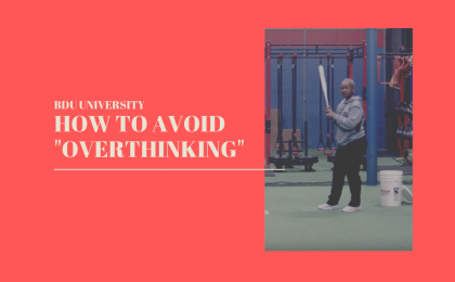 How To Avoid Overthinking: Softball Training Tips For Hitters