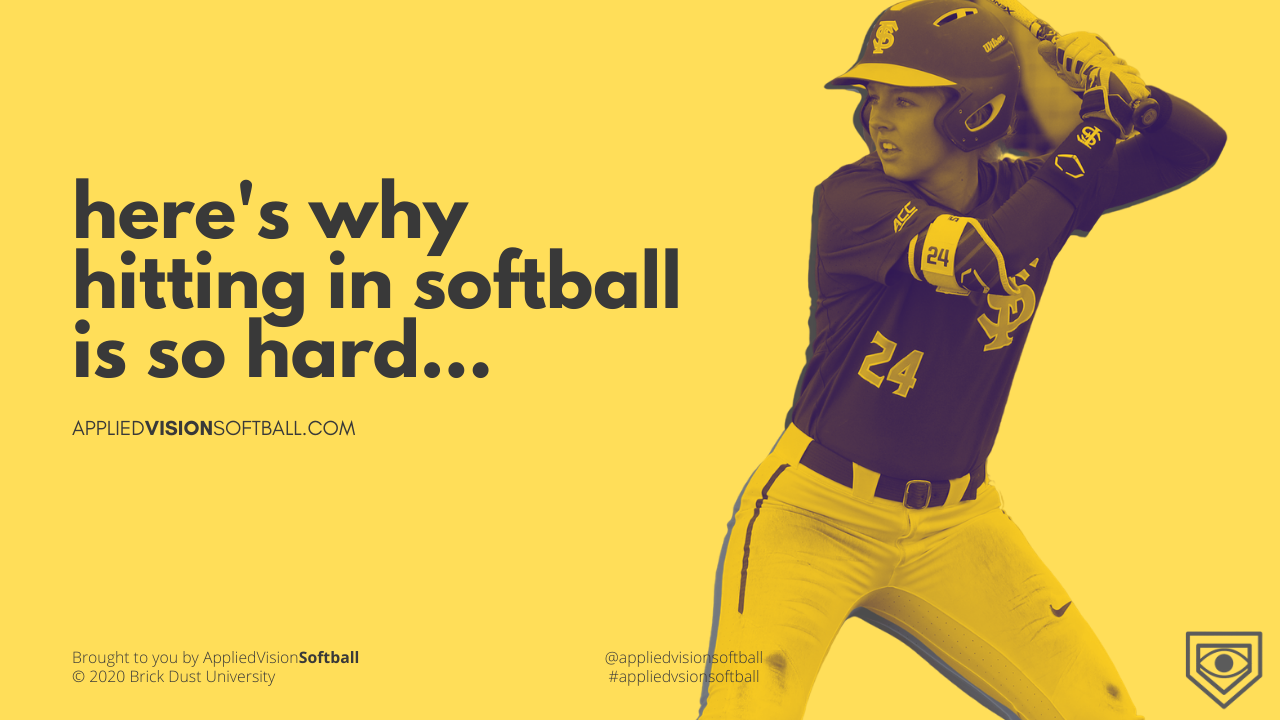 Why Hitting In Softball Is So Hard…